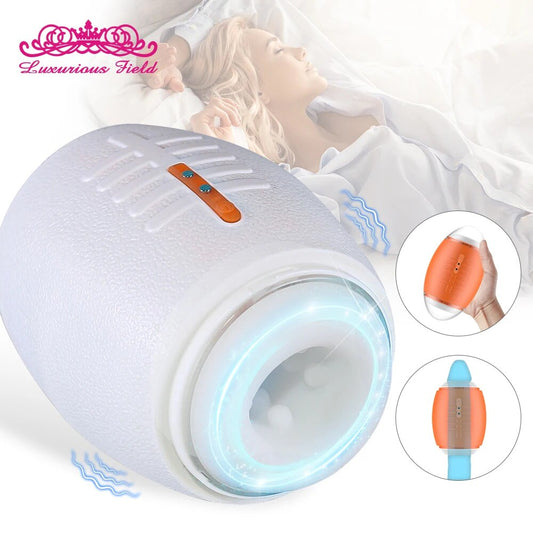 Automatic Male Masturbator Cup Vagina Masturbation Blowjob Man Mastuburator for Men Adult Goods Sex Toys Electric Mastubator - buysextoyth