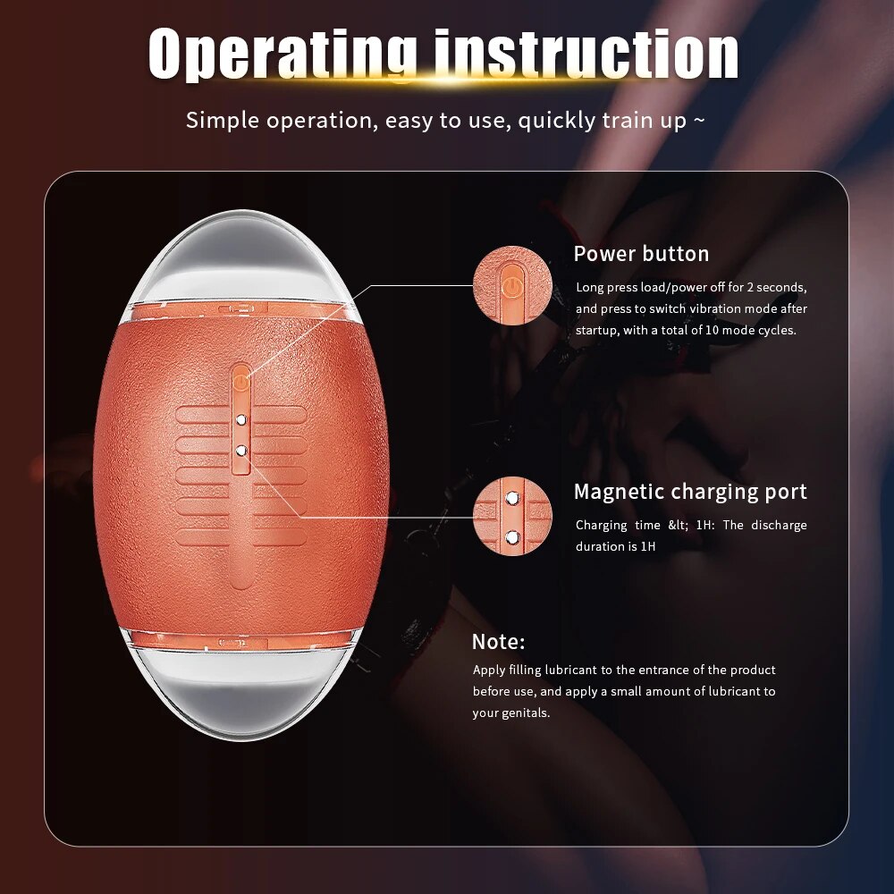 Automatic Male Masturbator Cup Vagina Masturbation Blowjob Man Mastuburator for Men Adult Goods Sex Toys Electric Mastubator - buysextoyth