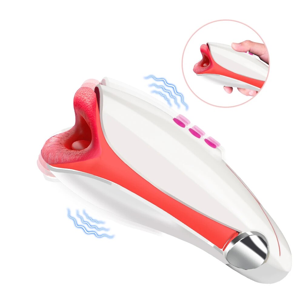 Automatic Masturbator for Men Vibration Deep Throat Blowjob Tongue Male Masturbation Cup Machine Sex Toys for Adult Goods Penis - buysextoyth