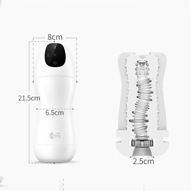 Automatic Masturbators Electric Blowjob Vacuum Sucking Artificial Vagina realistic Pussy Sex Toys for Men Telescopic Male Toyes - buysextoyth