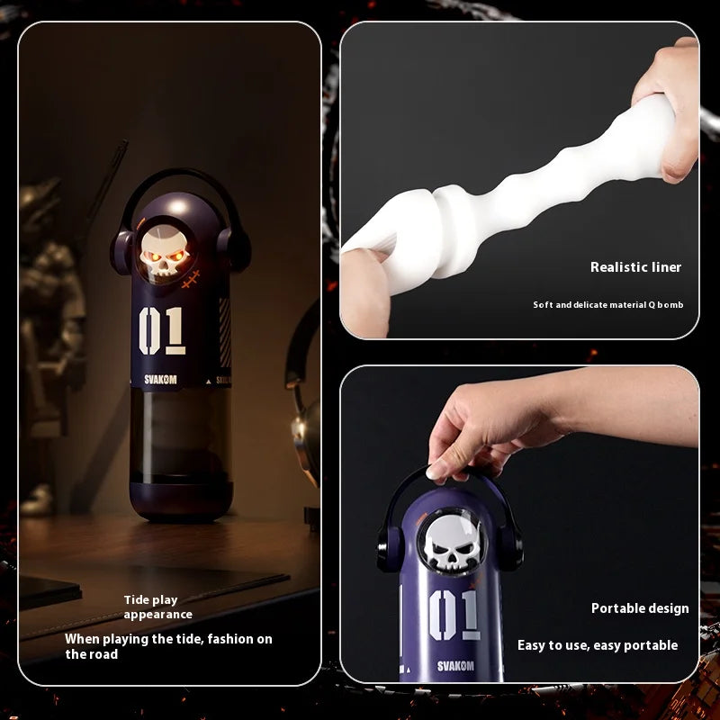 Automatic Telescopic Masturbator Powerful Thrusting High Speed Male Masturbation Cup Machine Sex Toy for Men Airplane Cup - buysextoyth