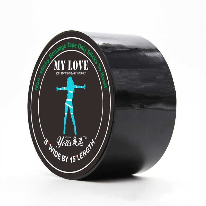 BDSM Fetish Rope Bondage Tape Slave Sex Toys Provocative Alternative Tied Self-adhesive Tape Blindfolds Role Play Harness Body - buysextoyth