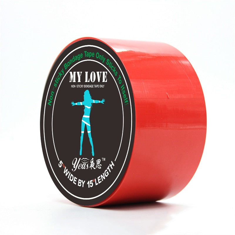 BDSM Fetish Rope Bondage Tape Slave Sex Toys Provocative Alternative Tied Self-adhesive Tape Blindfolds Role Play Harness Body - buysextoyth
