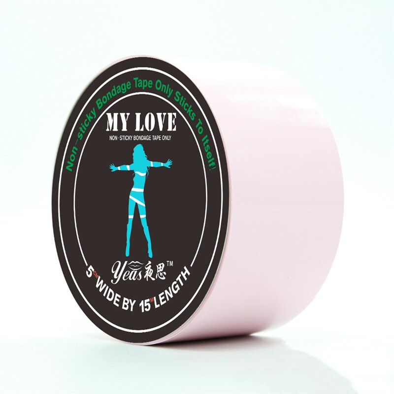 BDSM Fetish Rope Bondage Tape Slave Sex Toys Provocative Alternative Tied Self-adhesive Tape Blindfolds Role Play Harness Body - buysextoyth