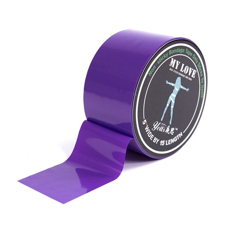 BDSM Fetish Rope Bondage Tape Slave Sex Toys Provocative Alternative Tied Self-adhesive Tape Blindfolds Role Play Harness Body - buysextoyth