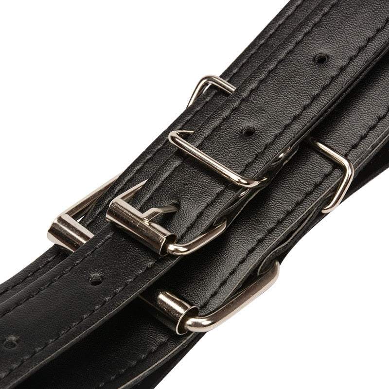 BSDM Bondage Rope Leather Harness Toys for Women Adult Game Outfit Bra and Leg Suspenders Straps Garter Belt Sex Accessories - buysextoyth