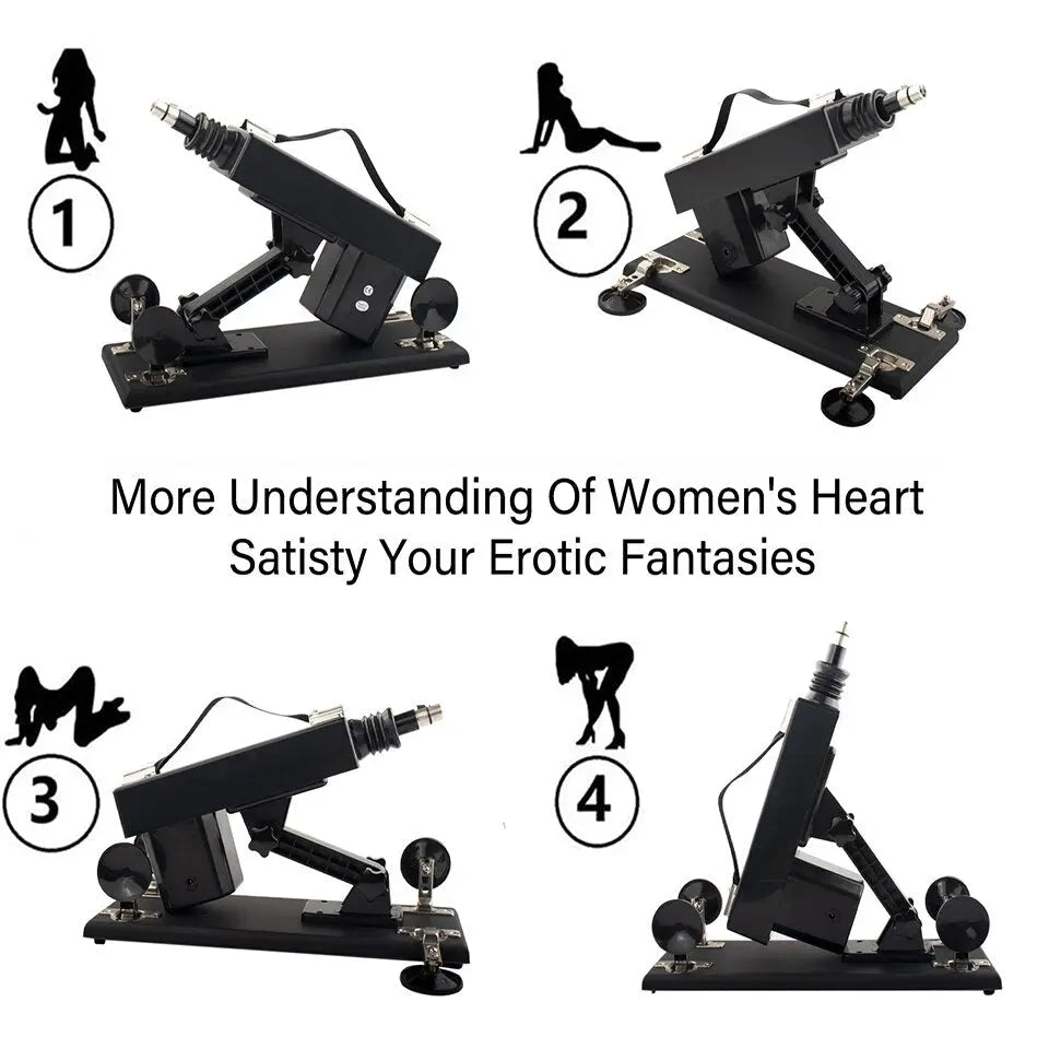 BUXP 3XLR เครื่องปืนอัตโนมัติ Masturbation Quiet Love เครื่อง Stronger Vibrator สำหรับสตรีและผู้ชายปลอดภัย Confidential Packe - buysextoyth