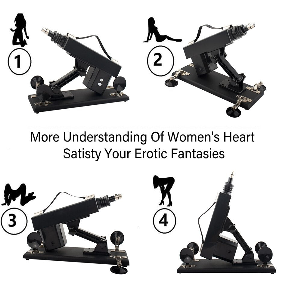 BUXP 3XLR เครื่องปืนอัตโนมัติ Masturbation Quiet Love เครื่อง Stronger Vibrator สำหรับสตรีและผู้ชายปลอดภัย Confidential Packe - buysextoyth