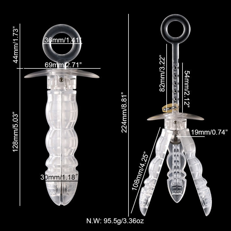 Bdsm Anal Dilator Hollow Anal Plug Glowing Dildo Big Butt Plug with Led Buttplug Men Prostate Massage Sex Toys Vagina Extender - buysextoyth