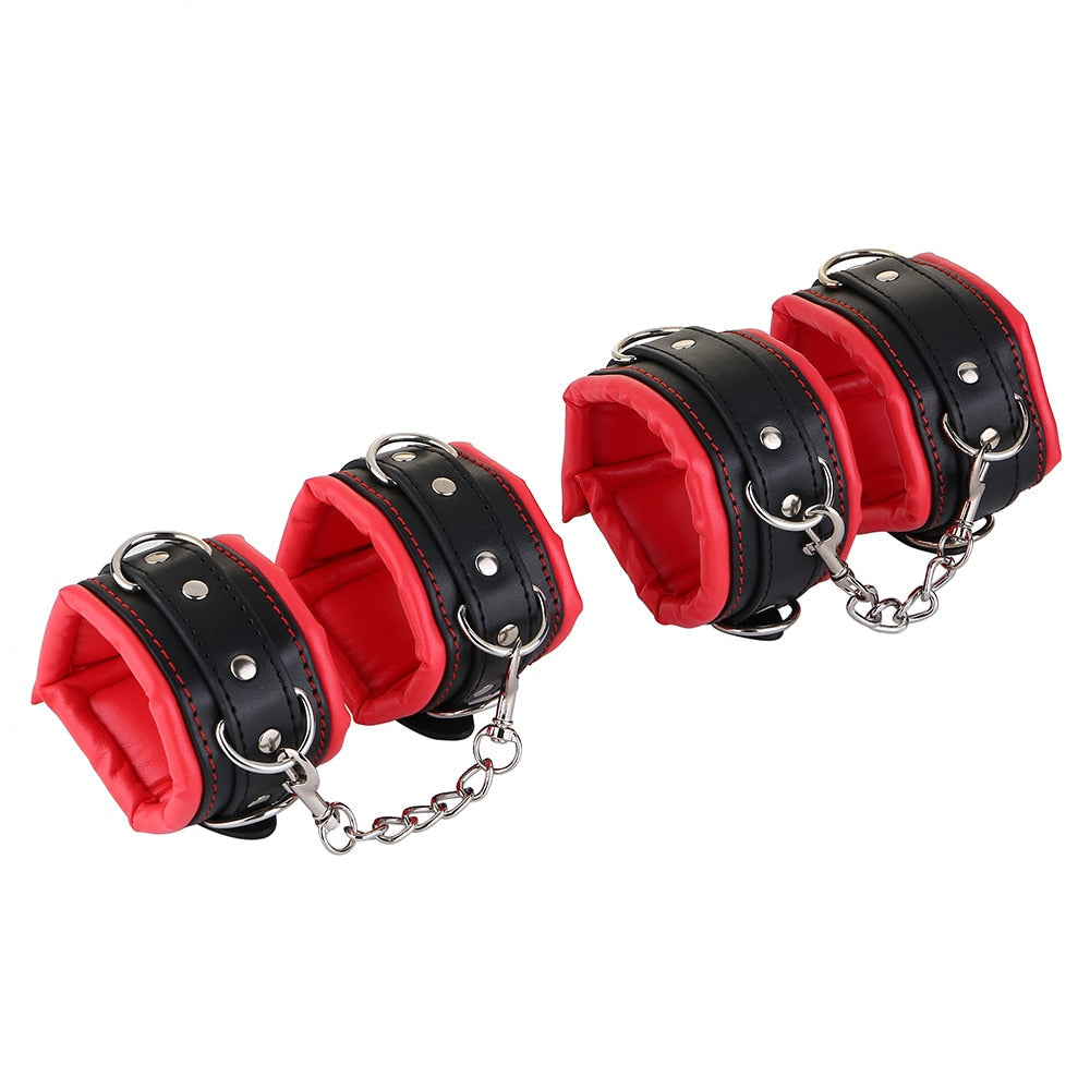 Bdsm Bondage Removable Stainless Steel Spreader Bar Sex Slave Hand Cuffs Ankle Cuff Open Leg Restraint SM Cosplay Couple Sex Toy - buysextoyth