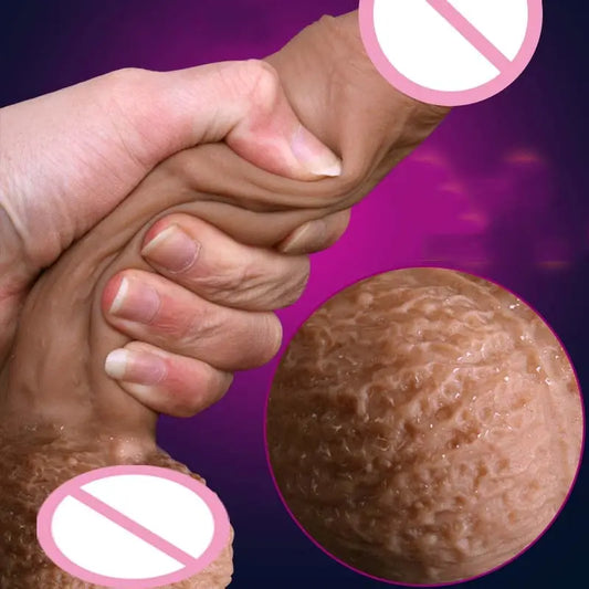 Big Dildo สมจริง Penis ดูดถ้วย Dick Sextoys ซิลิโคนขนาดใหญ่ Dildos สำหรับผู้หญิง Masturbators Dildio เซ็กซ์ทอยสำหรับผู้ใหญ่เกม - buysextoyth
