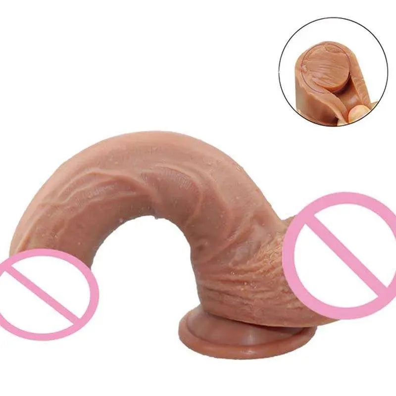 Big Dildo สมจริง Penis ดูดถ้วย Dick Sextoys ซิลิโคนขนาดใหญ่ Dildos สำหรับผู้หญิง Masturbators Dildio เซ็กซ์ทอยสำหรับผู้ใหญ่เกม - buysextoyth