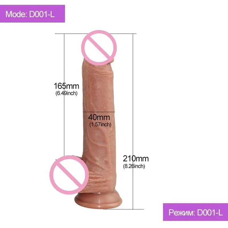 Big Dildo สมจริง Penis ดูดถ้วย Dick Sextoys ซิลิโคนขนาดใหญ่ Dildos สำหรับผู้หญิง Masturbators Dildio เซ็กซ์ทอยสำหรับผู้ใหญ่เกม - buysextoyth