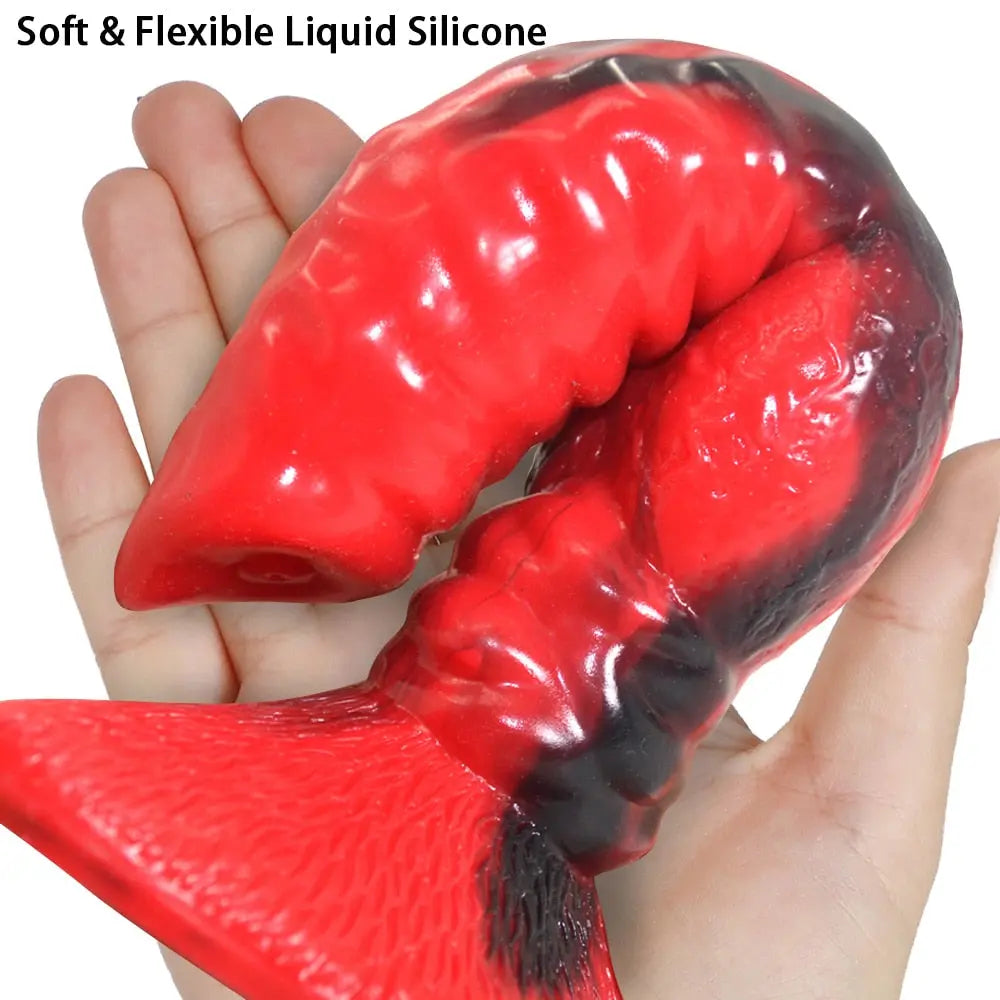 Big Silicone Animal Wolf Dildo Animal Penis G-spot Stimulation Sex Toys for Man Women Lesbian Gay Sex Shop Erotic Adults Product - buysextoyth