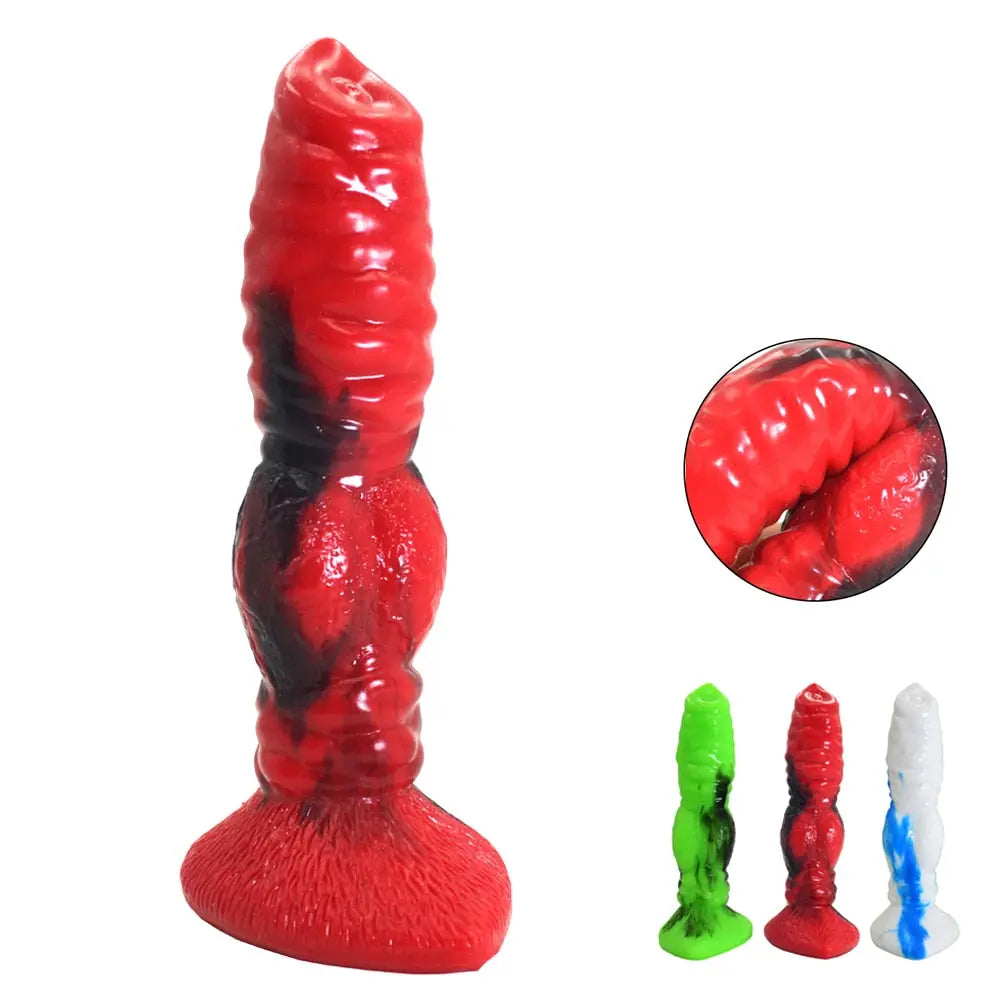 Big Silicone Animal Wolf Dildo Animal Penis G-spot Stimulation Sex Toys for Man Women Lesbian Gay Sex Shop Erotic Adults Product - buysextoyth