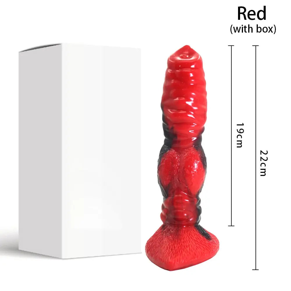 Big Silicone Animal Wolf Dildo Animal Penis G-spot Stimulation Sex Toys for Man Women Lesbian Gay Sex Shop Erotic Adults Product - buysextoyth