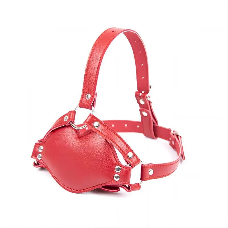 Bondage Open Mouth Dildo Gag Restraint Erotic Adjustable Head Mask Harness Sex Toys Fetish BDSM Adult Games For Women Couples - buysextoyth