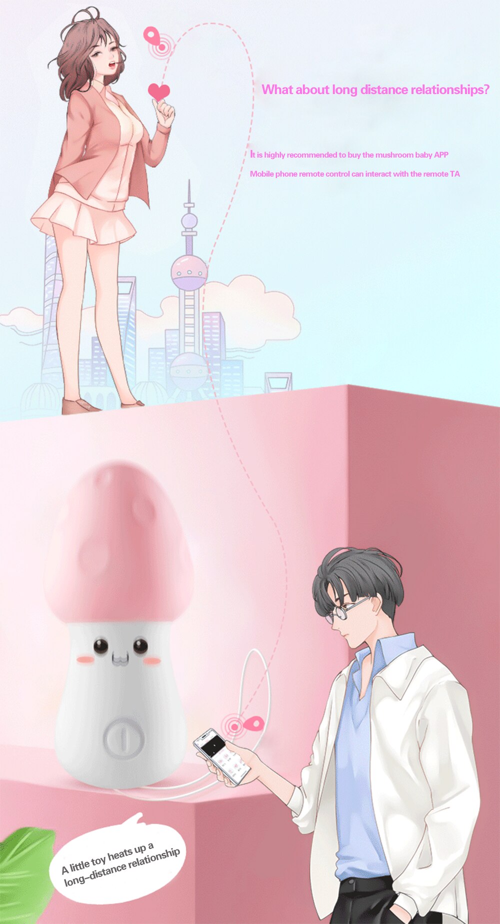 มินิที่มีประสิทธิภาพ Bullet Vibrator รีโมทแอปควบคุมหัวเห็ดผู้หญิง Clitoral Stimulator ช่องคลอด G จุด Masturbation เร้าอารมณ์ Vibr - buysextoyth
