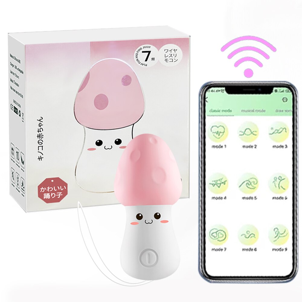 มินิที่มีประสิทธิภาพ Bullet Vibrator รีโมทแอปควบคุมหัวเห็ดผู้หญิง Clitoral Stimulator ช่องคลอด G จุด Masturbation เร้าอารมณ์ Vibr - buysextoyth