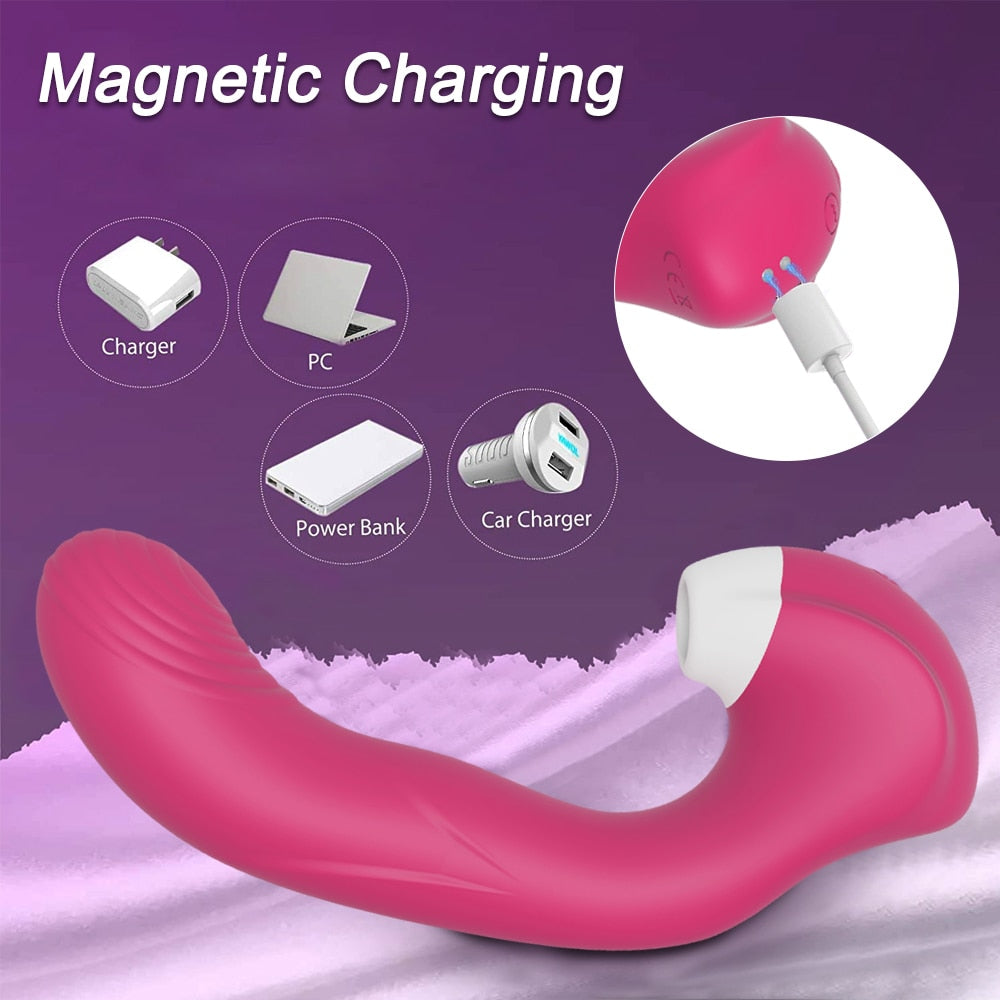 Burningus 3 In 1 Clitoral Vagina Sucking Licking Vibrator Female G Spot Vibrating Clitoris Stimulator Sex Toys for Couples Adult - buysextoyth