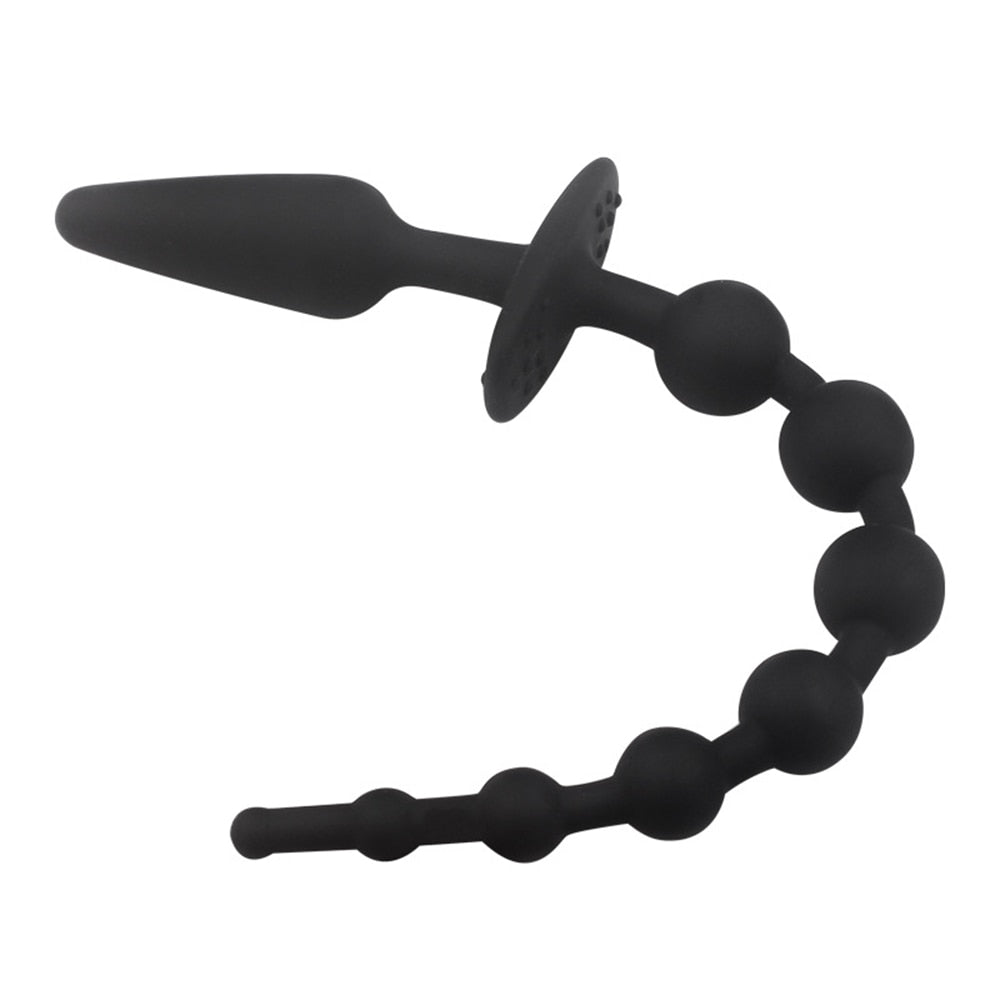 คู่หัวลูกปัดขนาดเล็ก Butt ปลั๊กซิลิโคนคู่มือ Butt Plug Dildo เซ็กซ์ทอย Anal ดึงลูกปัดผู้หญิง // คู่/เลสเบี้ยนผู้ใหญ่ของเล่น - buysextoyth