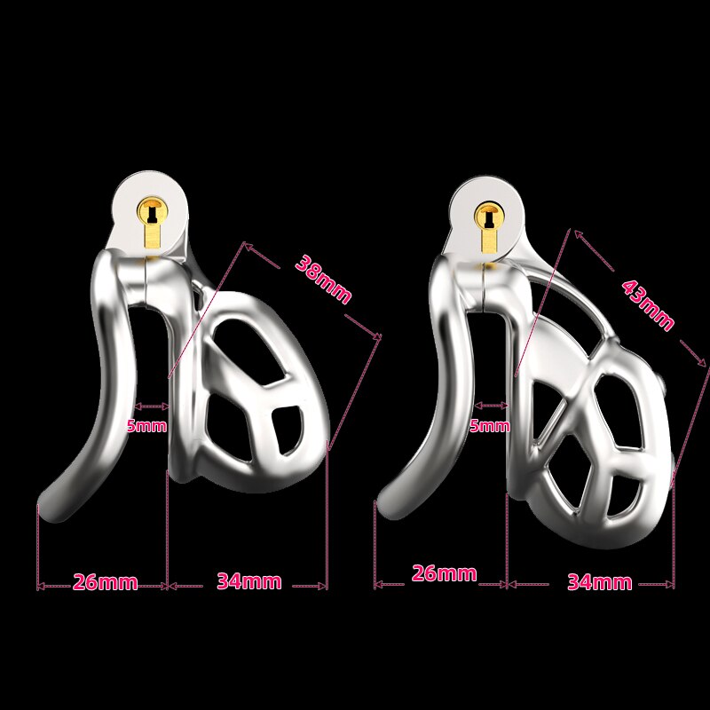 CHASTE BIRD 316 Stainless Steel Python V2.0 3D Printed Cock Mamba Cage Penis Ring Male Cobra Chastity Device Adult Sex Toys - buysextoyth
