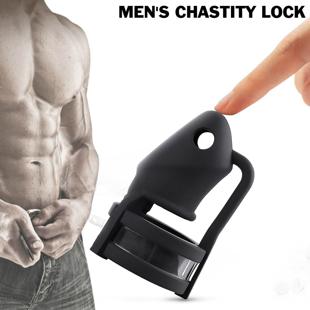 CHASTE BIRD 3D Printed Minus/Plus Cage Male Chastity Device Double-Arc Cuff Penis Ring Cock Belt Erotic Sex Toys for Men - buysextoyth