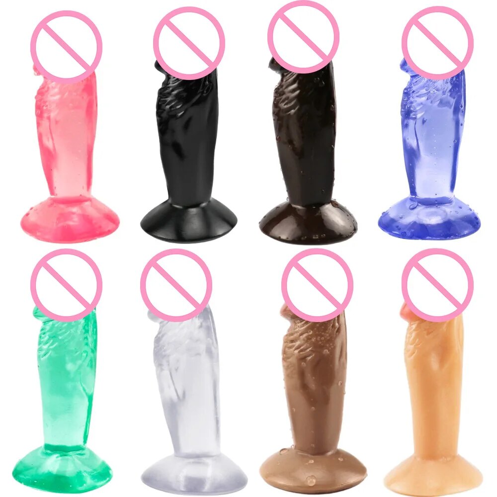 ขนาดเล็ก Dildo Multi-สี Dildos สำหรับผู้หญิงหนา Anal Plug หญิง Masturbator ผู้ใหญ่เซ็กซ์ทอย Juguetes Sexuales ผู้ชายของเล่น - buysextoyth