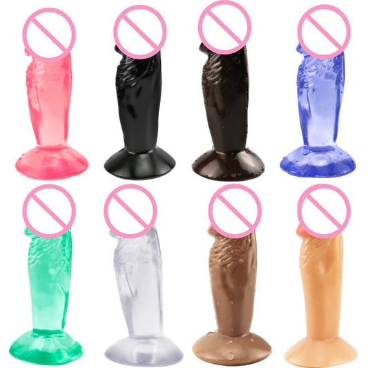 ขนาดเล็ก Dildo Multi-สี Dildos สำหรับผู้หญิงหนา Anal Plug หญิง Masturbator ผู้ใหญ่เซ็กซ์ทอย Juguetes Sexuales ผู้ชายของเล่น - buysextoyth