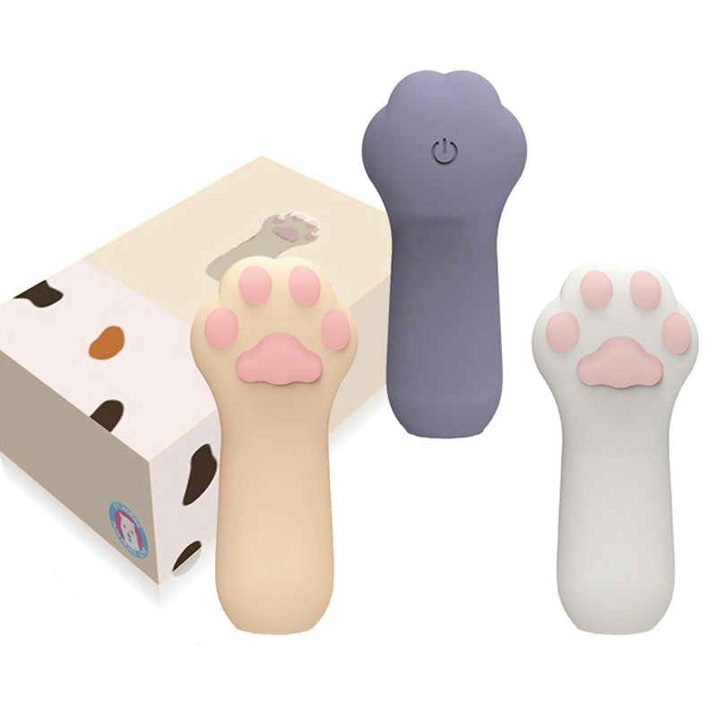 Cat Claw ปลายนิ้ว Vibrator ซิลิโคนแบบพกพาการ์ตูนเตียง Vibrator G Spot Clitoris Stimulator เพศผู้ใหญ่ของเล่นสำหรับผู้หญิง - buysextoyth