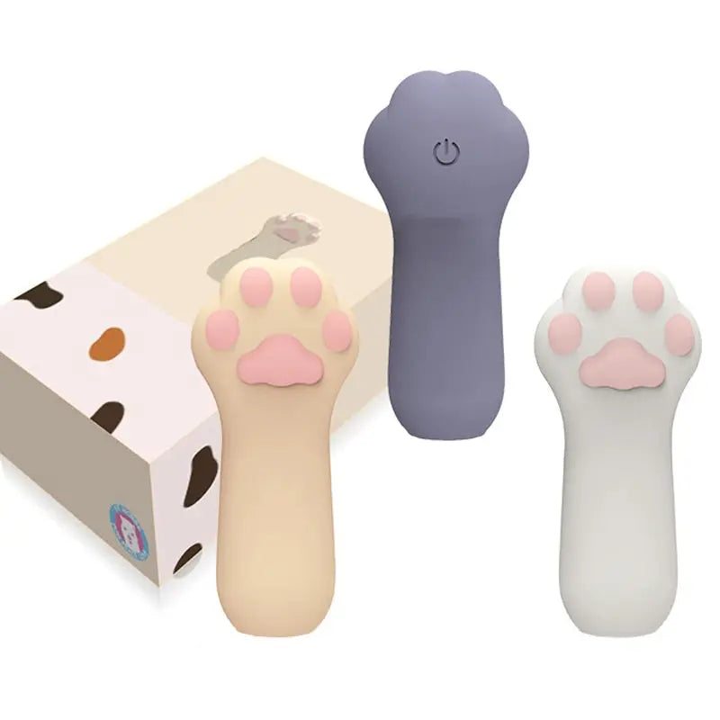 Cat Claw ปลายนิ้ว Vibrator ซิลิโคนแบบพกพาการ์ตูนเตียง Vibrator G Spot Clitoris Stimulator เพศผู้ใหญ่ของเล่นสำหรับผู้หญิง thai-adult