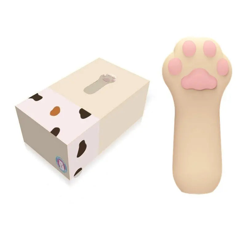 Cat Claw ปลายนิ้ว Vibrator ซิลิโคนแบบพกพาการ์ตูนเตียง Vibrator G Spot Clitoris Stimulator เพศผู้ใหญ่ของเล่นสำหรับผู้หญิง thai-adult