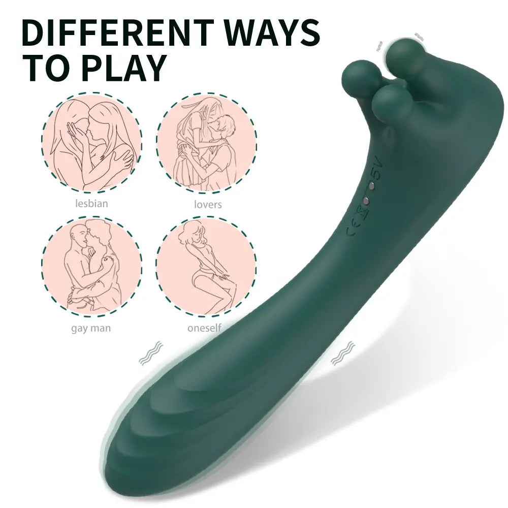 Claw Shape Kneading nipple G Spot vibrator สำหรับกันน้ำสำหรับผู้หญิง Tease AV Magic Wand breast clitoris นวด masturbator เซ็กซ์ทอย - buysextoyth