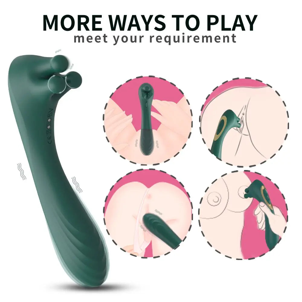 Claw Shape Kneading nipple G Spot vibrator สำหรับกันน้ำสำหรับผู้หญิง Tease AV Magic Wand breast clitoris นวด masturbator เซ็กซ์ทอย - buysextoyth