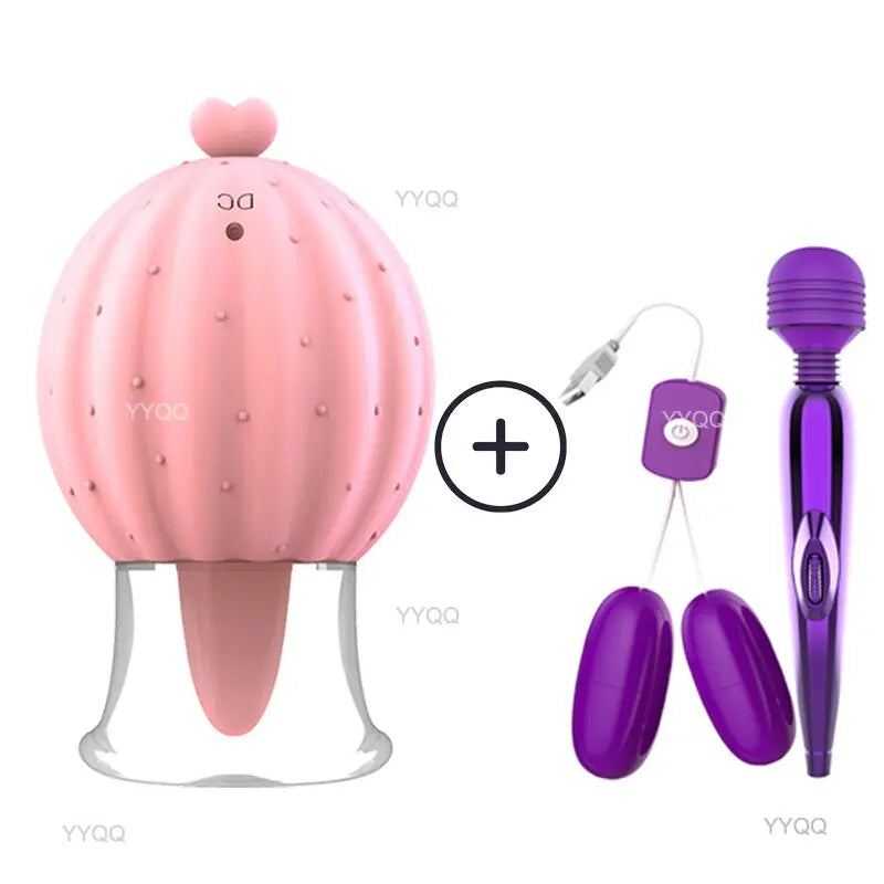 Clit Sucker Tongue Female Masturbatorsucking G-Spot Sex Toys Sucking Breast Clitoral Sucker Adult Products Sucker Toy for Women - buysextoyth