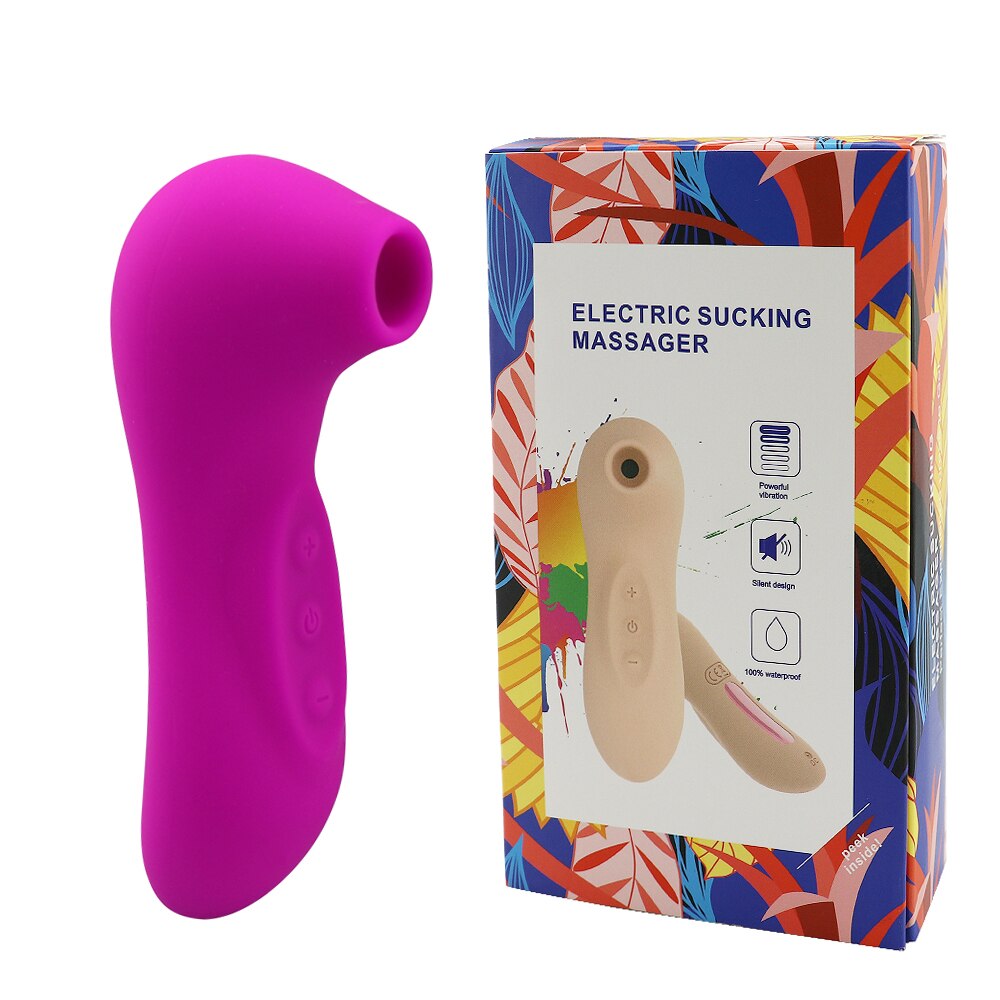 Clit Sucker Vibrator Blowjob Tongue Licking G Spot Massage Clitoris Stimulator Nipple Sucking Erotic Sex Toys for Women Sexo - buysextoyth
