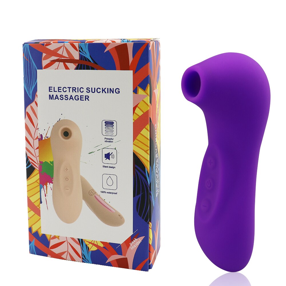 Clit Sucker Vibrator Blowjob Tongue Licking G Spot Massage Clitoris Stimulator Nipple Sucking Erotic Sex Toys for Women Sexo - buysextoyth