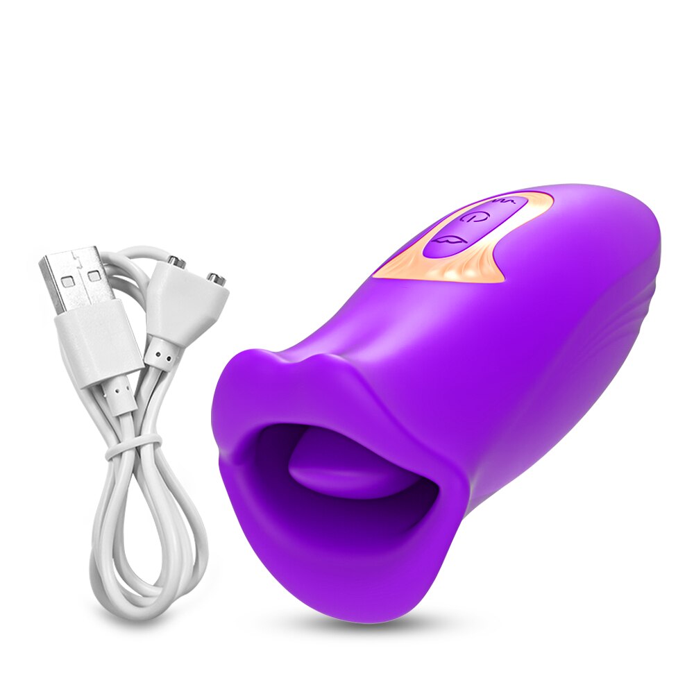 Clit ลิ้นเลีย Vibrator หญิงเซ็กซ์ทอยสำหรับผู้หญิงปากกัด Oral Clitoris Stimulator ดูดหัวนมการสำเร็จความใคร่อุปกรณ์ช่วยตัวเองสำหรับผู้หญิง - buysextoyth