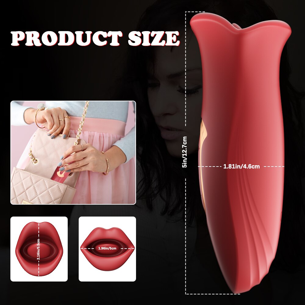 Clit ลิ้นเลีย Vibrator หญิงเซ็กซ์ทอยสำหรับผู้หญิงปากกัด Oral Clitoris Stimulator ดูดหัวนมการสำเร็จความใคร่อุปกรณ์ช่วยตัวเองสำหรับผู้หญิง - buysextoyth