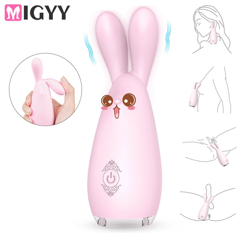 กระต่าย Clitoral Stimulator Vibrators สำหรับผู้หญิงช่องคลอด Clit Massager สำหรับหัวนมอมควยหญิง Masturbation Sex ของเล่นสำหรับผู้ใหญ่ - buysextoyth