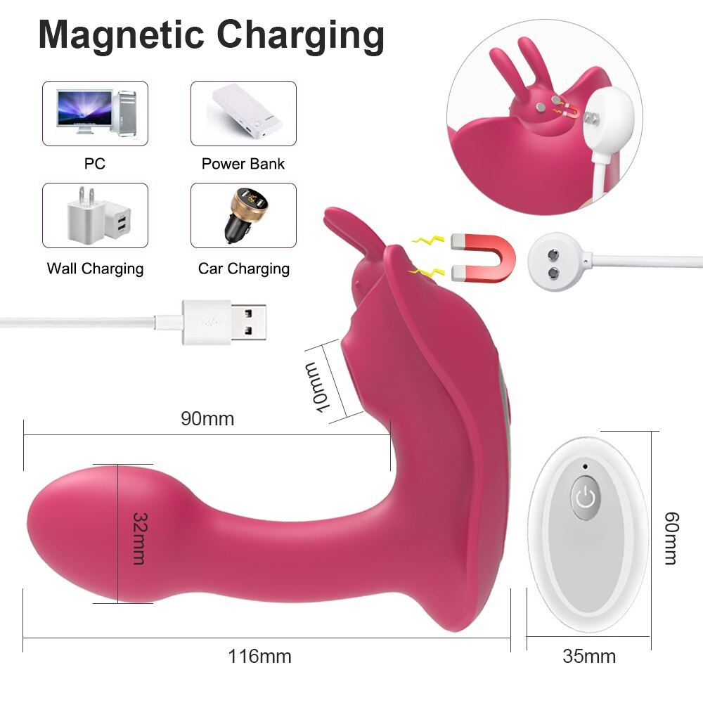 Clitoral Sucking Vibrator หญิงรีโมทคอนโทรล Clit Sucker Clitoris Stimulator จริง Dildo สั่นเซ็กซ์ทอยสำหรับผู้หญิงผู้ใหญ่18 - buysextoyth