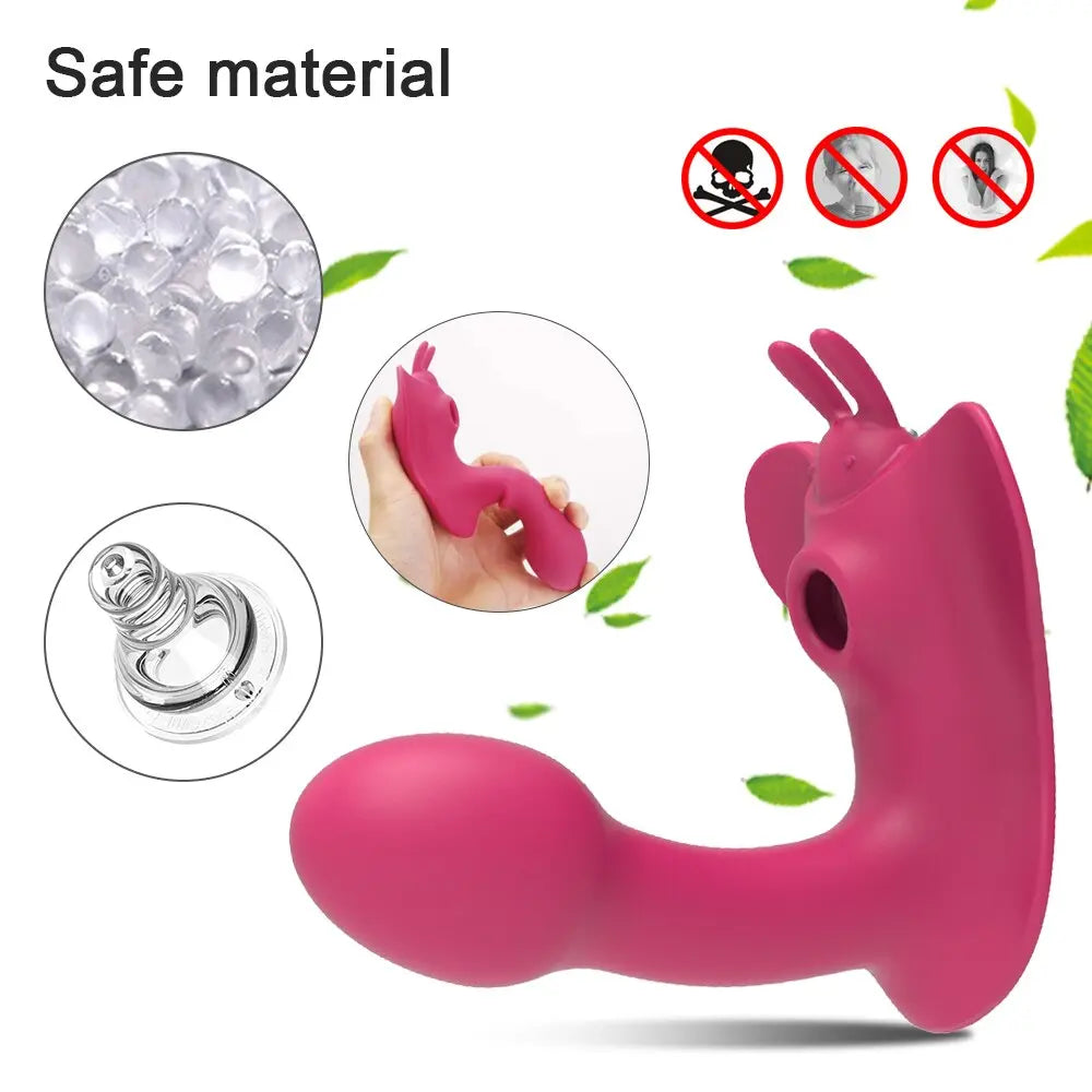 Clitoral Sucking Vibrator หญิงรีโมทคอนโทรล Clit Sucker Clitoris Stimulator จริง Dildo สั่นเซ็กซ์ทอยสำหรับผู้หญิงผู้ใหญ่18 thai-adult