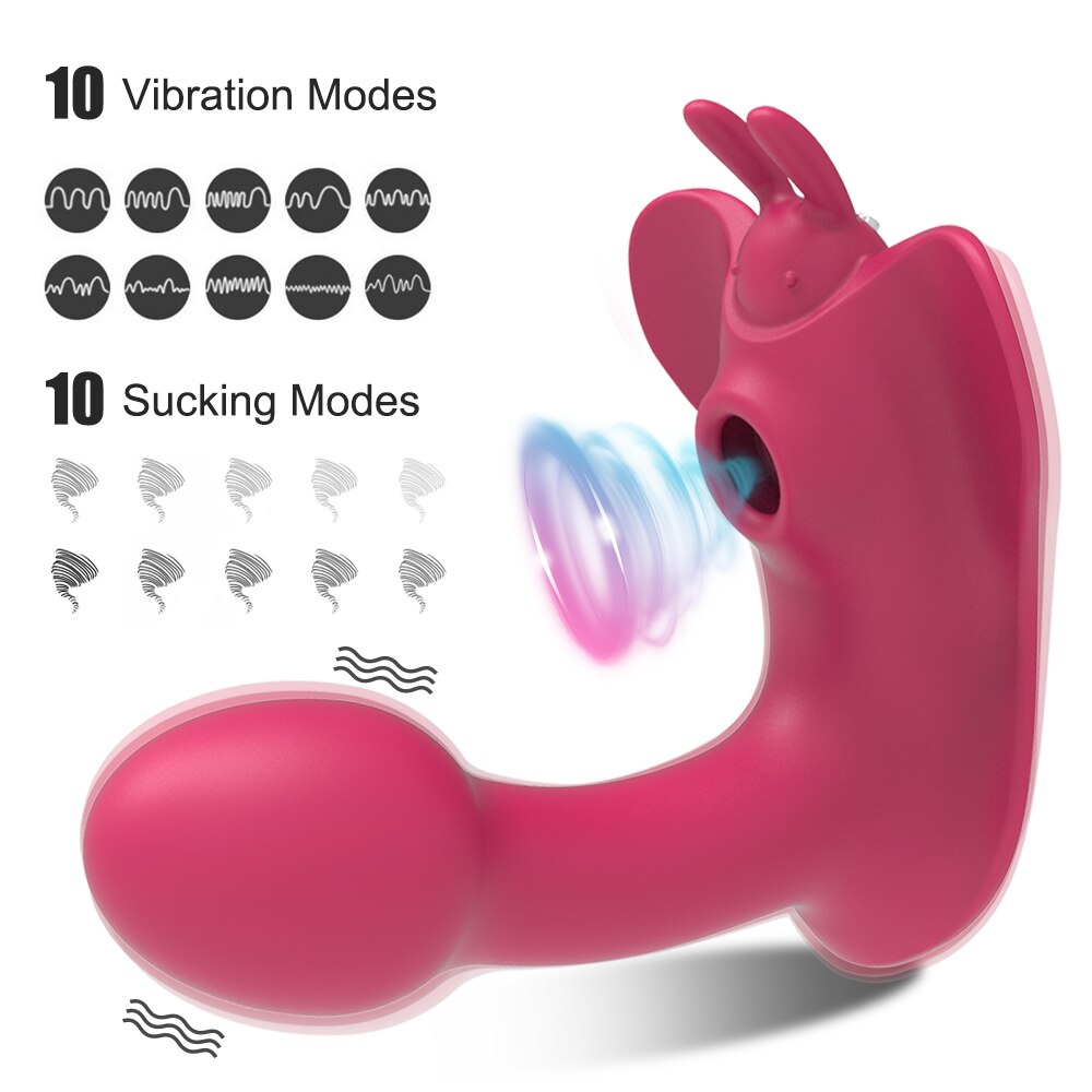 Clitoral Sucking Vibrator หญิงรีโมทคอนโทรล Clit Sucker Clitoris Stimulator จริง Dildo สั่นเซ็กซ์ทอยสำหรับผู้หญิงผู้ใหญ่18 - buysextoyth