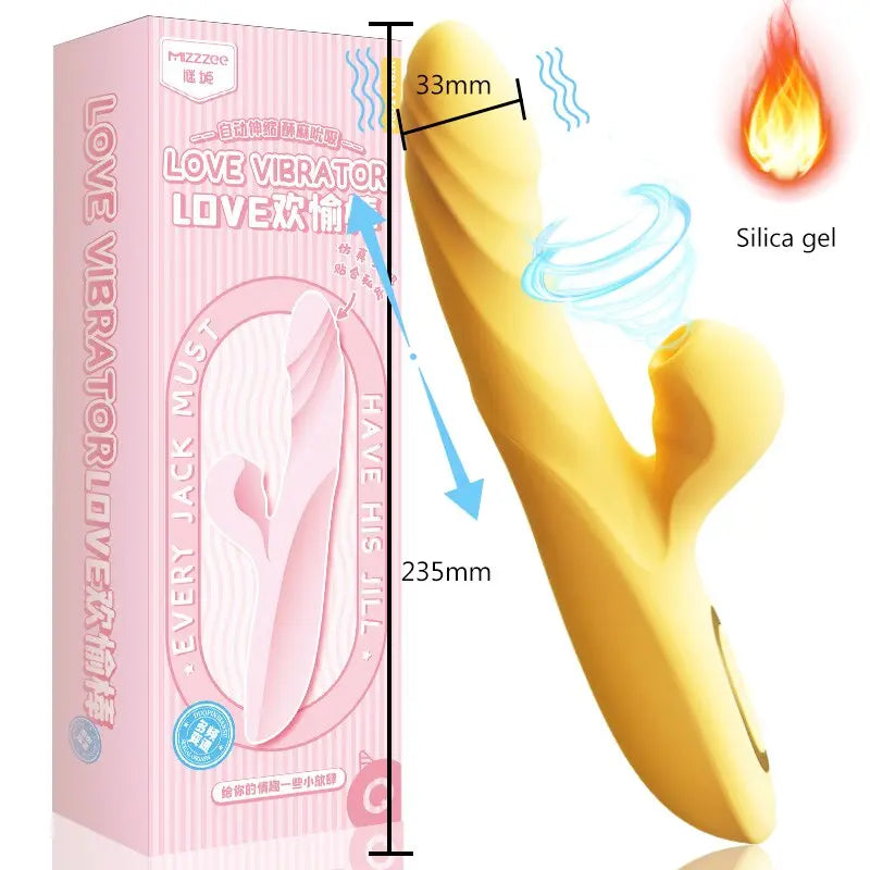 หญิง Clitoral Vibrator เซ็กซ์ทอย Clitoris ดูดกระตุ้น Vibrator G-Spot Climax Thrust การสั่นสะเทือน Clit Sucker เซ็กซ์ทอย UYO - buysextoyth