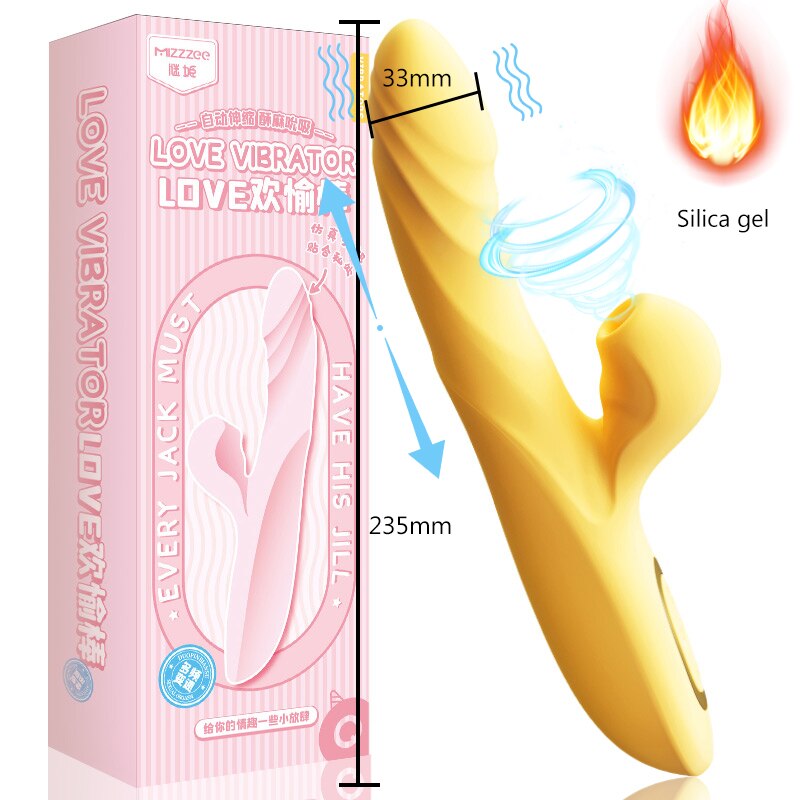 หญิง Clitoral Vibrator เซ็กซ์ทอย Clitoris ดูดกระตุ้น Vibrator G-Spot Climax Thrust การสั่นสะเทือน Clit Sucker เซ็กซ์ทอย UYO - buysextoyth