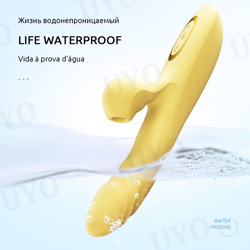 หญิง Clitoral Vibrator เซ็กซ์ทอย Clitoris ดูดกระตุ้น Vibrator G-Spot Climax Thrust การสั่นสะเทือน Clit Sucker เซ็กซ์ทอย UYO - buysextoyth