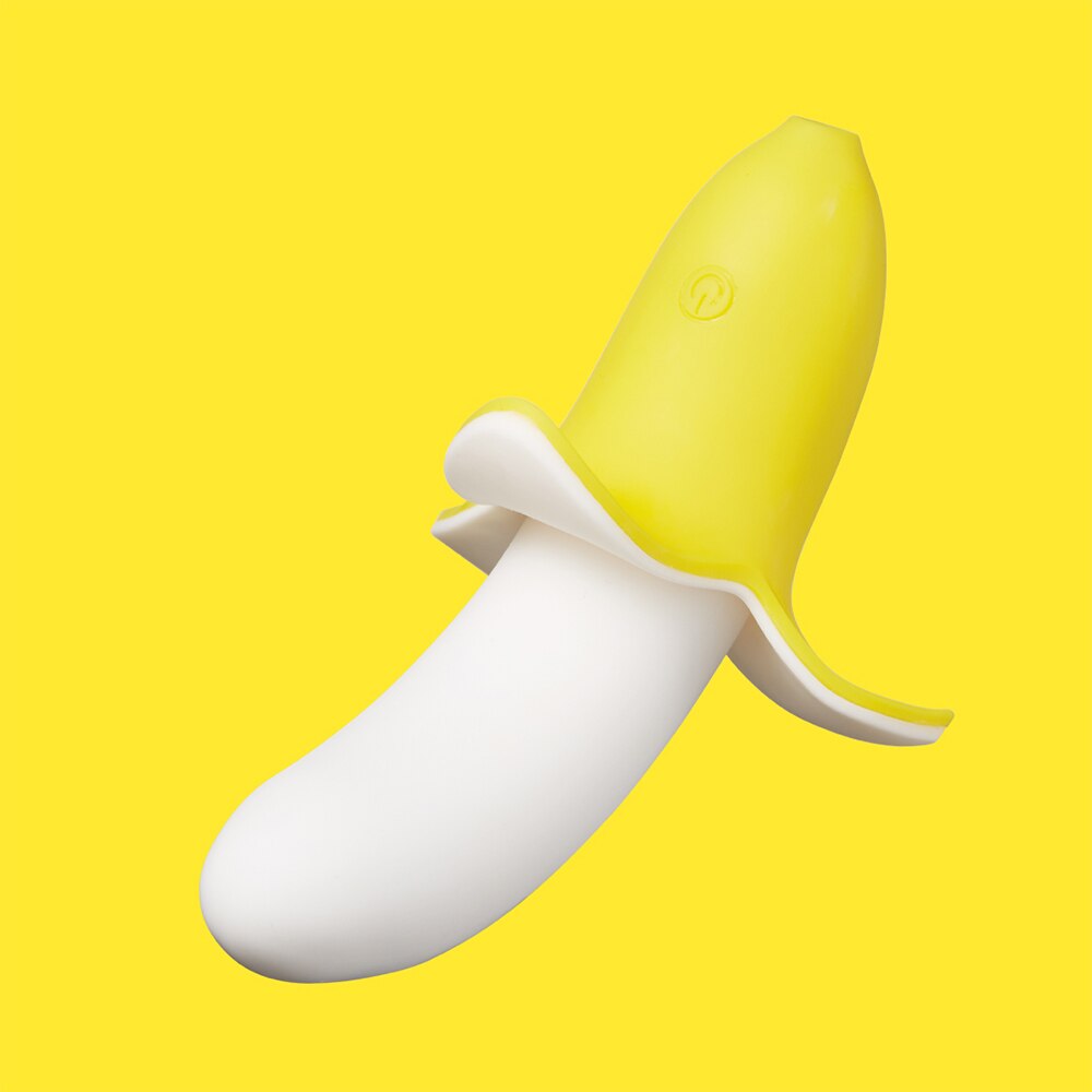กล้วยรูป Clitoral Vibrator G-Spot กระตุ้นช่องคลอดซิลิโคน Dildo หญิง Masturbator น่ารักของเล่นสำหรับผู้ใหญ่เพศผู้หญิง - buysextoyth