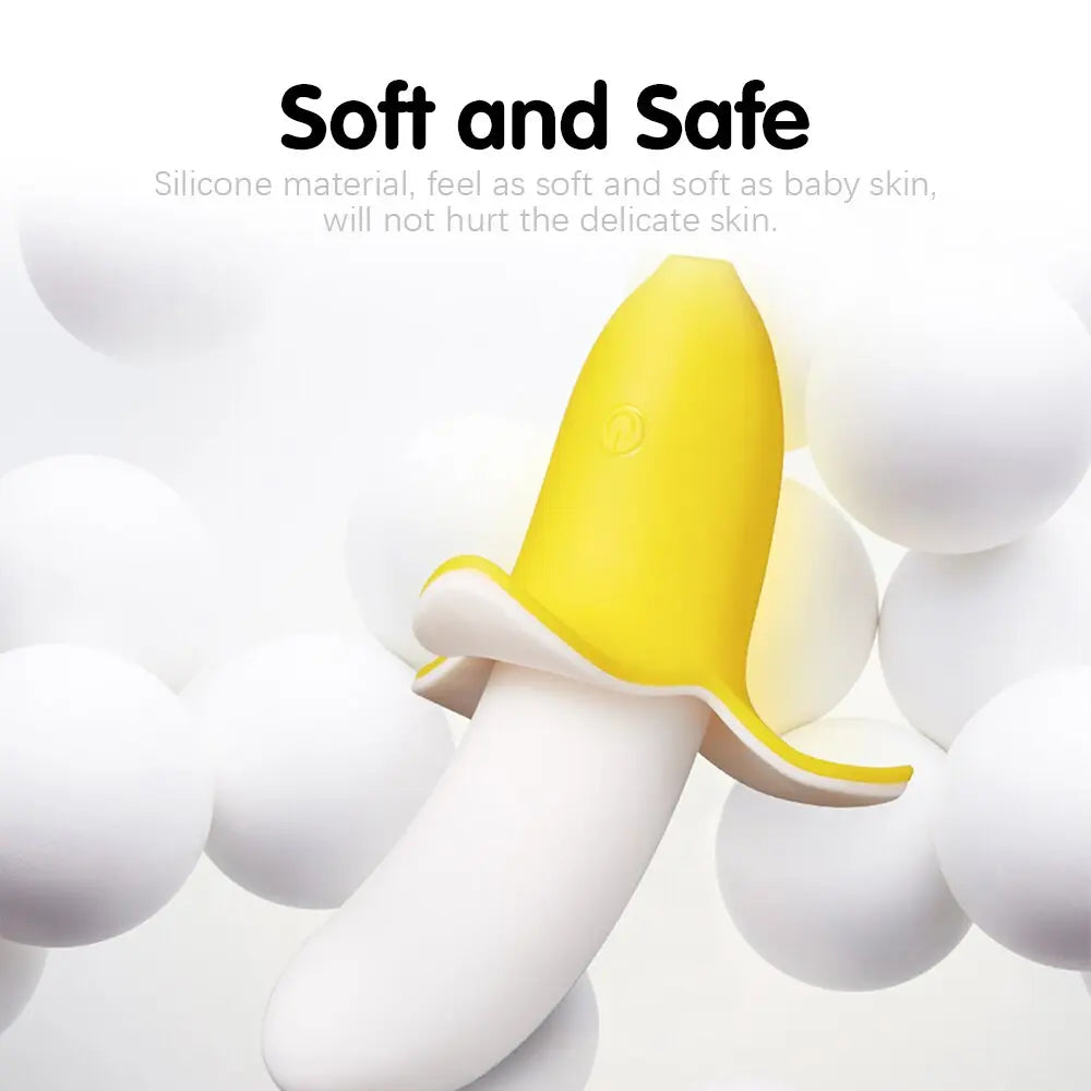 กล้วยรูป Clitoral Vibrator G-Spot กระตุ้นช่องคลอดซิลิโคน Dildo หญิง Masturbator น่ารักของเล่นสำหรับผู้ใหญ่เพศผู้หญิง - buysextoyth