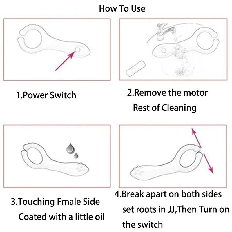 Clitoris Stimulator Dildo Anal with Butt Plug Vibrator Nipple Vagina Vibrating Adults Sex Toys for Men Women Couple - buysextoyth