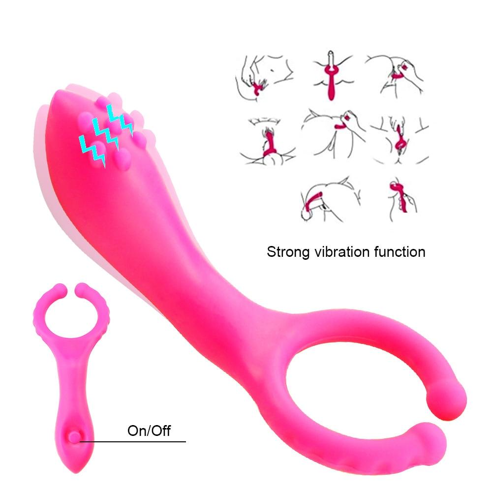 Clitoris Stimulator Dildo Anal with Butt Plug Vibrator Nipple Vagina Vibrating Adults Sex Toys for Men Women Couple - buysextoyth